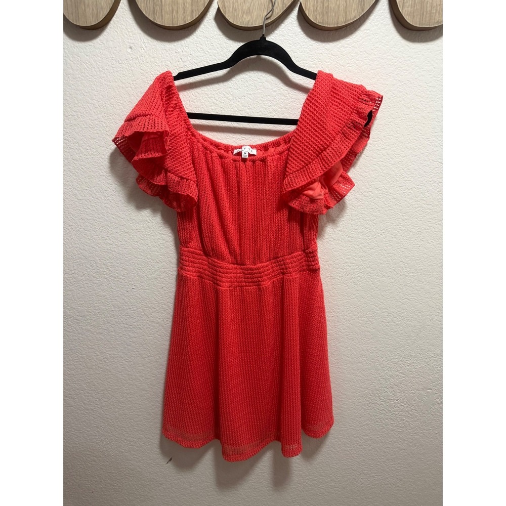 HYFVE Reddish-Orange Dress Size M
